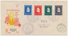 Aangetekend / Stempel Amsterdam 1952 - Zuid Afrika 300 jaar 