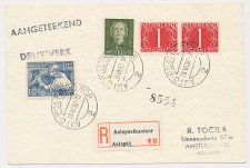 Aangetekend / Stempel Autopostkantoor Assen 1952 - T.T. Races