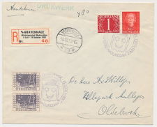 Aangetekend / Stempel s Gravenhage 1952 - Madurodam