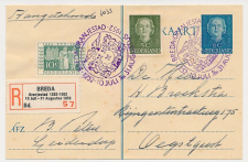 Aangetekend / Stempel Breda 1952 - Oranjestad
