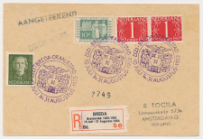 Aangetekend / Stempel Breda 1952 - Oranjestad