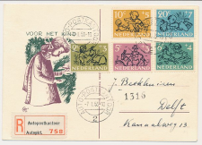 Aangetekend / Stempel Autopostkantoor Utrecht 1953