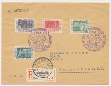 Aangetekend / Stempel Heemstede 1953 - Bloemententoonstelling