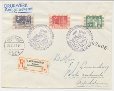 Aangetekend / Stempel s Gravenhage 1953 - Zuiveltentoonstelling
