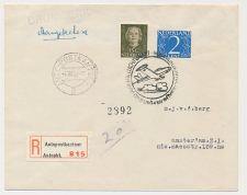 Aangetekend / Stempel Autopostkantoor Nijmegen 1953 - Luchtmacht
