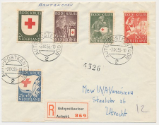 Aangetekend / Stempel Autpostkantoor Utrecht 1953 - Rode Kruis