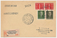Aangetekend / Stempel s Gravenhage 1953 - Mouvement Europeen 