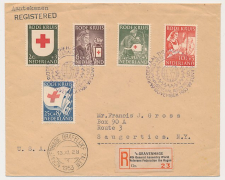 Aangetekend / Stempel s Gravenhage 1953 Assembly World Veterans