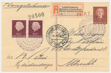 Aangetekend / Stempel s Gravenhage 1953 Assembly World Veterans