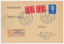 Aangetekend / Stempel s Gravenhage 1953 - Communaute Europeene