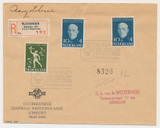 Aangetekend / Stempel Vlissingen 1954 - 42e Philatelistendag