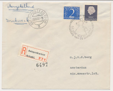 Aangetekend/Stempel Autopostkantoor s Gravenhage 1954 Damesbeurs