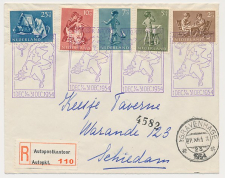 Aangetekend / Stempel Autopostkantoor s Gravenhage 1954