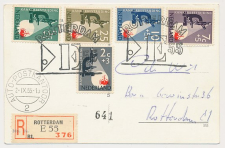Aangetekend /Stempel Autopostkantoor Rotterdam 1955 E 55 Energie
