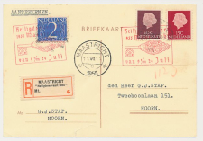 Aangetekend / Stempel Maastricht 1955 - Heiligdomsvaart