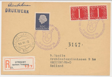 Aangetekend / Stempel Utrecht 1956 - Jaarbeurs Vredenburg