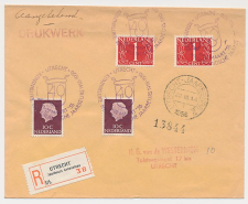 Aangetekend / Stempel Utrecht 1956 - Jaarbeurs Croesselaan
