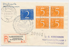 Aangetekend / Stempel s Gravenhage 1956 Luchtposttentoonstelling