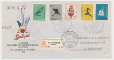 Aangetekend / Stempel Vlaardingen 1956 - Shell-Post
