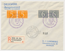 Aangetekend/Stempel Berg en Dal 1956 Conference Human Relations 