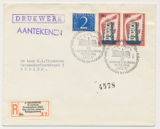 Aangetekend / Stempel s Gravenhage 1956 - Lustrum SOZA