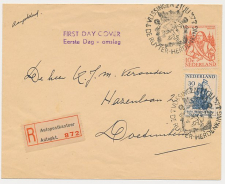 Aangetekend / Stempel Autopostkantoor Vlissingen 1957 De Ruyter