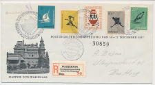 Aangetekend / Stempel Wassenaar 1957 - Postzegeltentoonstelling