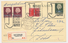 Aangetekend / Stempel Rotterdam 1958 - Jeugdland