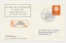 Aangetekend / Stempel Breda 1958 - Dag van den Postzegel