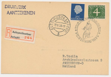 Aangetekend / Stempel Autopostkantoor Valkenburg 1959 - Tour    