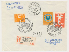 Aangetekend / Stempel Amsterdam 1959 - World Congres Fertility  