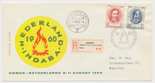Aangetekend / Stempel Autopostkantoor Ommen 1960 Scouting Indaba