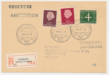 Aangetekend / Stempel Utrecht 1948 - Jaarbeurs Vredenburg