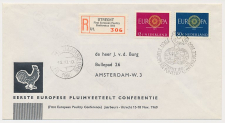 Aangetekend / Stempel Utrecht 1960 - European Poultry Conference