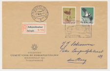 Aangetekend/Stempel Autopostkantoor sGravenhage 1961 Zomerzegels