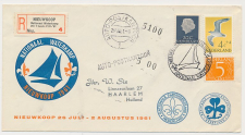 Aangetekend / Stempel Autopostkantoor Nieuwkoop 1961 - Scouting 