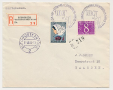 Aangetekend / Stempel Autopostkantoor Groningen 1961 Show M G 61