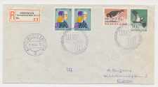 Aangetekend / Stempel Autopostkantoor Groningen 1961 Show M G 61