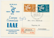 Aangetekend / Stempel Amsterdam 1961 - Europa Commissie I.A.F.F.