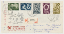 Aangetekend / Stempel Arnhem 1962 - 50e Filatelistendag