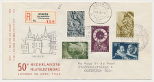 Aangetekend / Stempel Arnhem 1962 - 50e Filatelistendag
