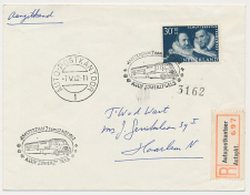 Aangetekend / Stempel Autopostkantoor Amsterdam 1962 Zomerzegels