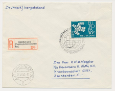 Aangetekend/Stempel Autopostkantoor Kerkrade 1962 Muziekconcours