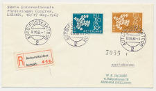 Aangetekend / Stempel Autopostkantoor Leiden 1962 - Physiologen