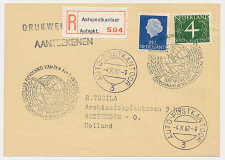 Aangetekend / Stempel Autopostkantoor Kampen 1962 - Ploegen