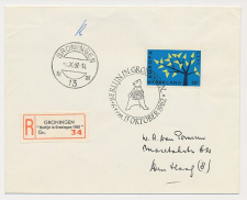 Aangetekend / Stempel Groningen 1962 - Berlijn in Groningen