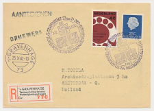 Aangetekend / Stempel s Gravenhage 1962 Postzegeltentoonstelling