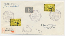 Aangetekend / Stempel s Gravenhage 1962 Postzegeltentoonstelling