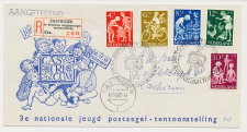 Aangetekend / Stempel Castricum 1962 - Postzegeltentoonstelling 