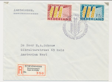 Aangetekend / Stempel Scheveningen 1963 - Campagne tegen Honger